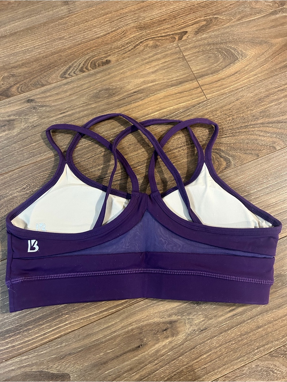 Buffbunny Collection Purple Strappy Women's Sports Bra - Picture 2 of 2